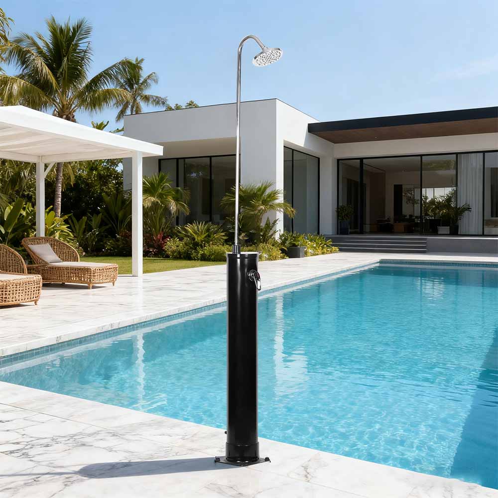 LY18L01-B 18L okrúhle telo vonkajší záhradný bazén solárna sprcha