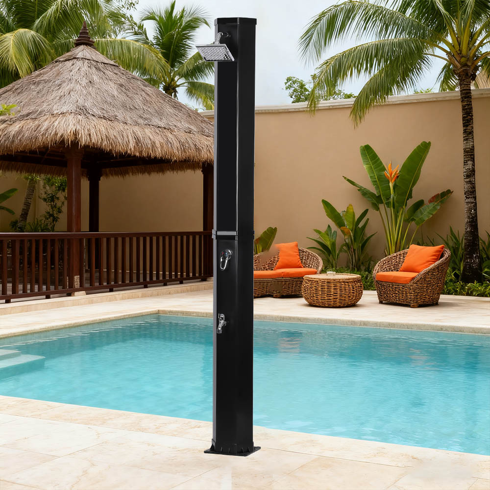 LY60L01 Extra veľká hlavová dažďová sprcha Záhradná solárna sprcha