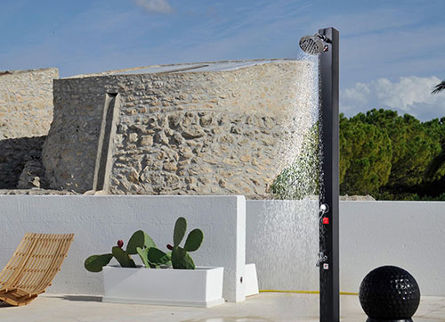 Môžete bezpečne používať 30-litrovú solárnu sprchu v extrémne chladnom počasí